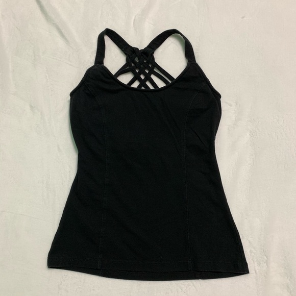satva Tops - Satva Organic cotton Kala Camo Yoga strappy tank